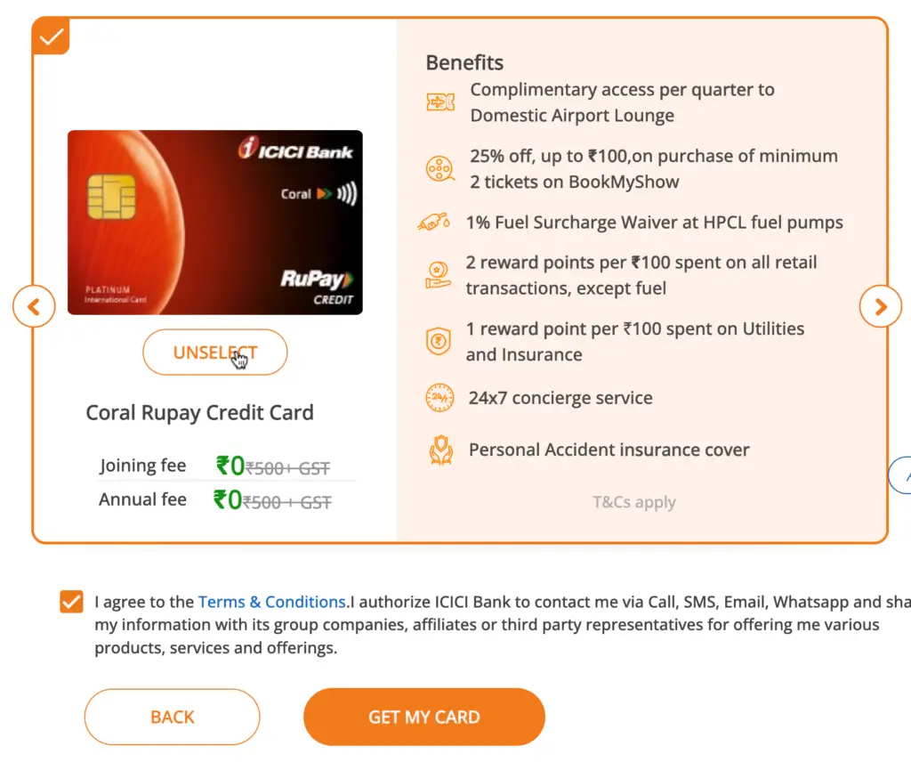 ICICI UPI Credit Card Apply