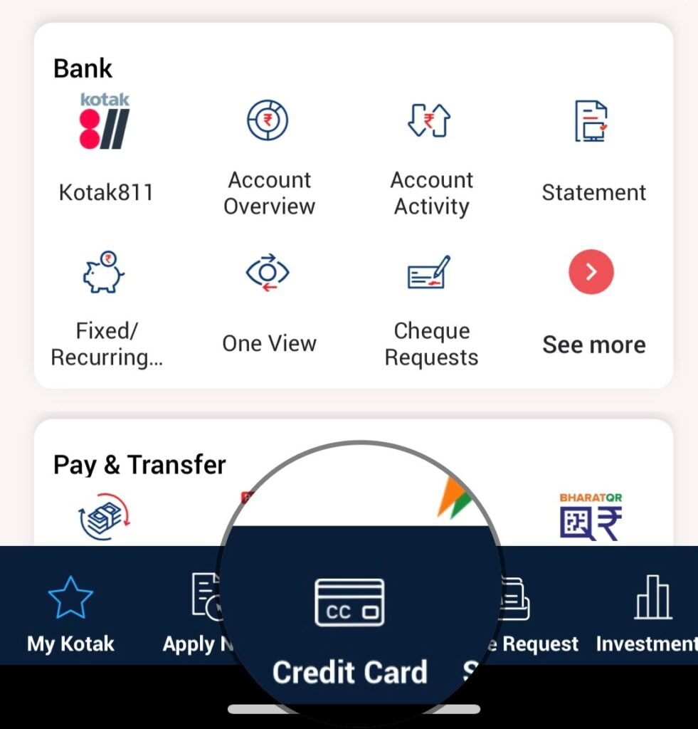 Increase Limit of Kotak Bank Credit Card