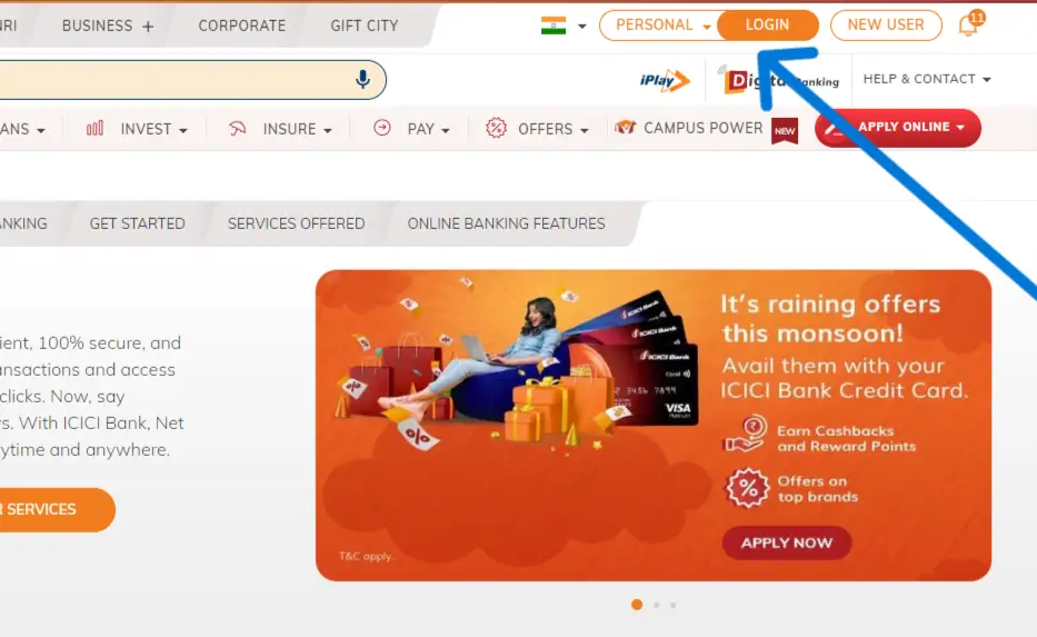 ICICI Bank UserID