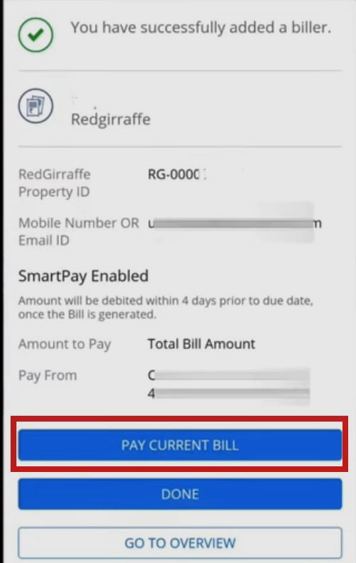 rent pay using hdfc bank 
