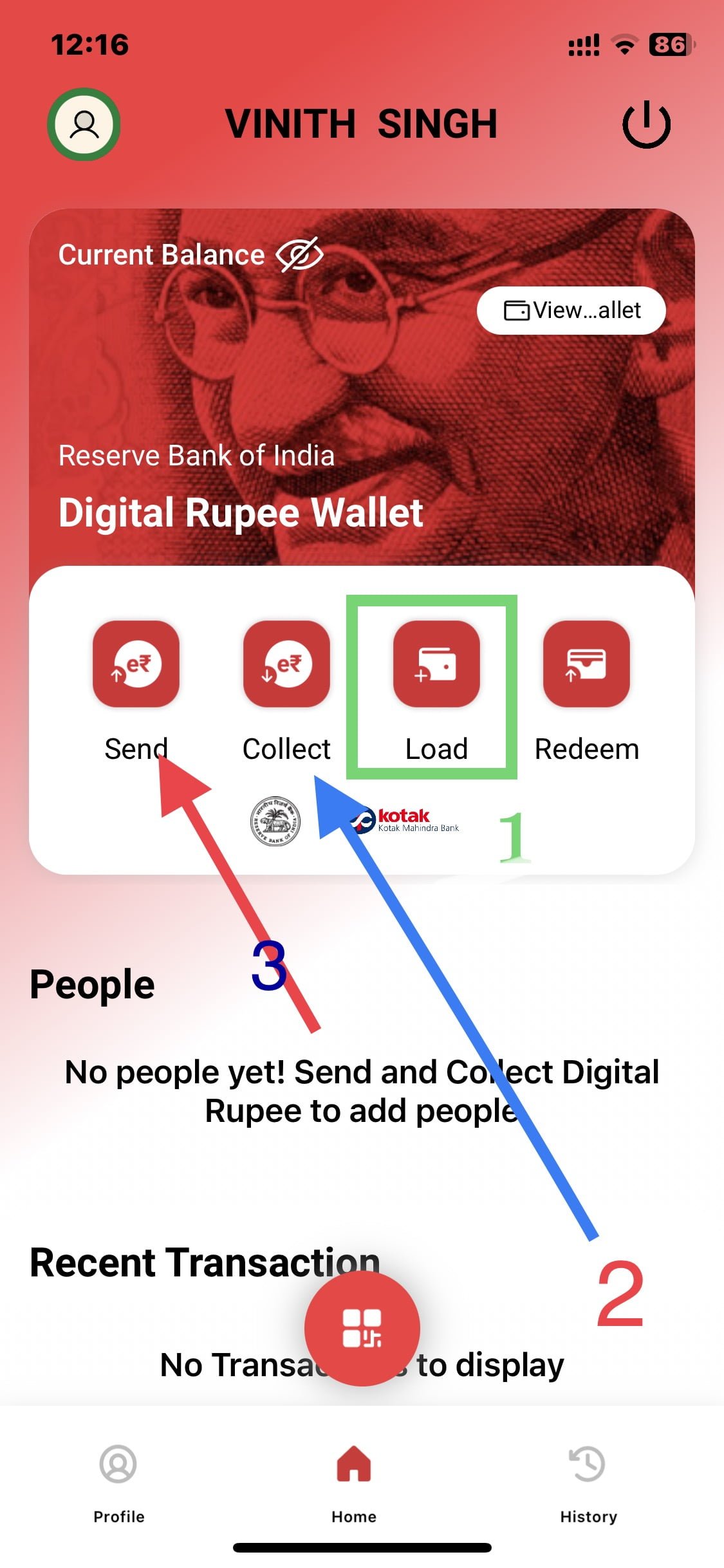 digital rupees