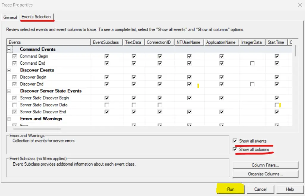 SQL Profiler on PBIRS