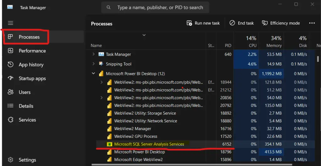 SQL Profiler on Power Bi Desktop
