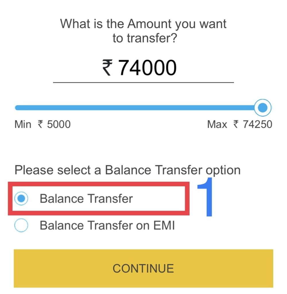SBI Credit Card Balance Transfer 