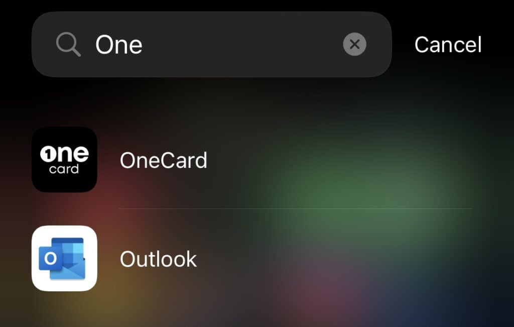 one card app