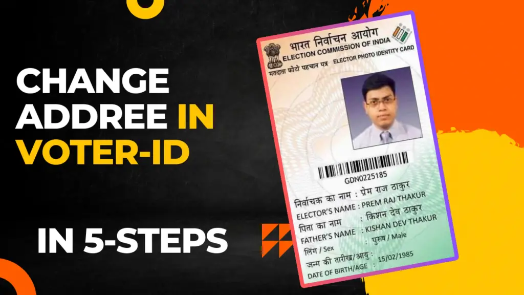 Change Address in VoterID