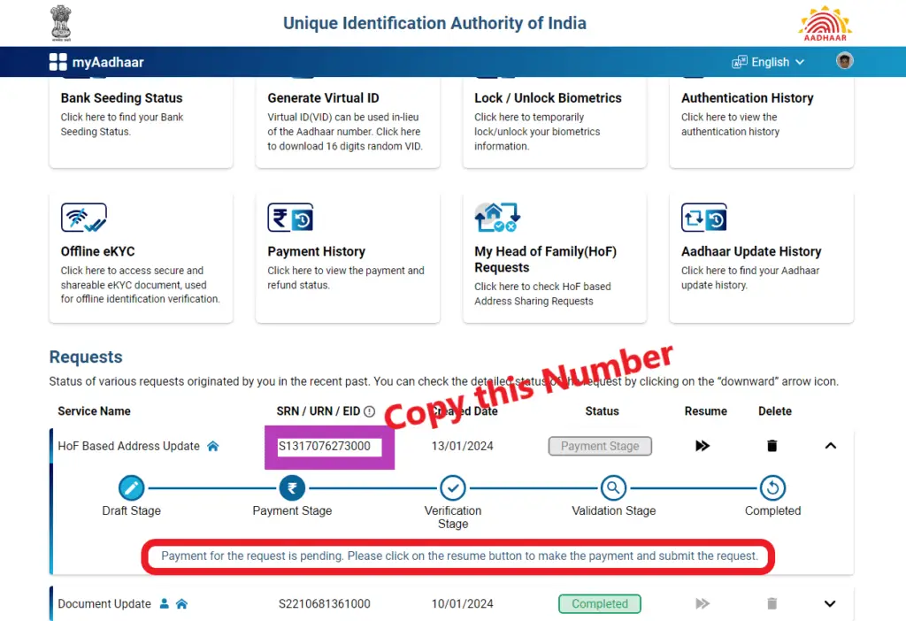 AADHAAR CARD