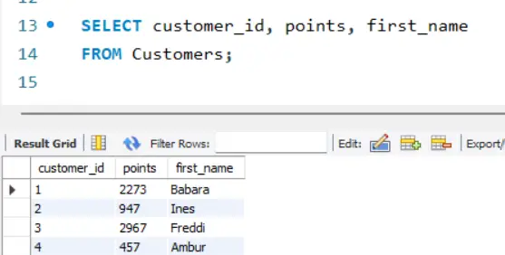 SQL SELECT Statement