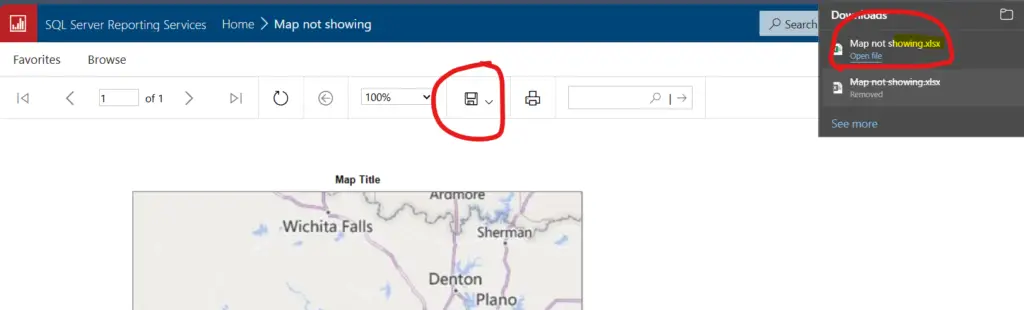 Excel Rendering Extension