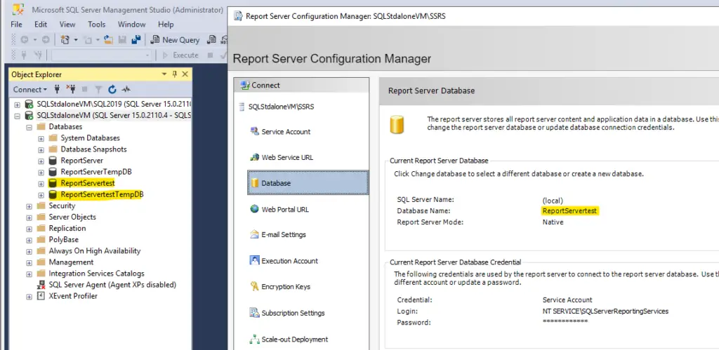 configure ssrs with automation