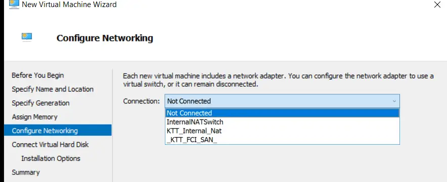 Install VM Or Configure VM In Hyper-V