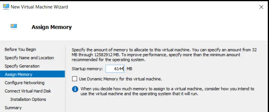 Install VM Or Configure VM In Hyper-V