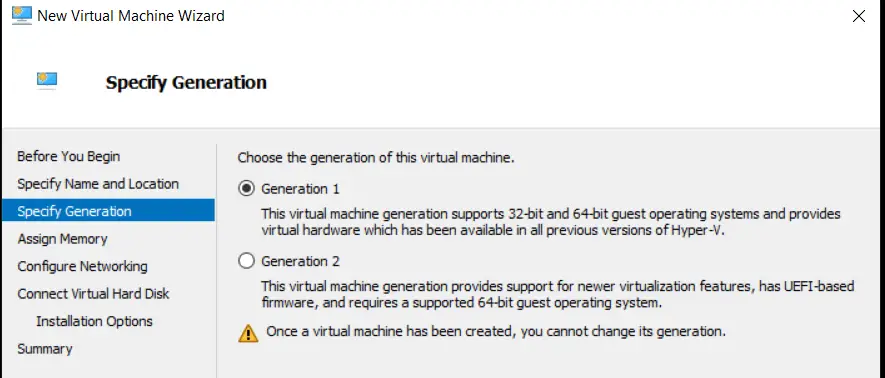 Install VM Or Configure VM In Hyper-V