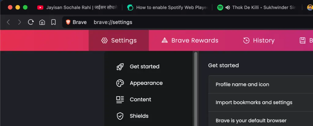 Play Spotify Music In Brave Browser