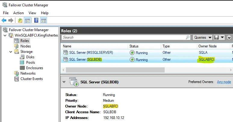 SQL Server Named Instance