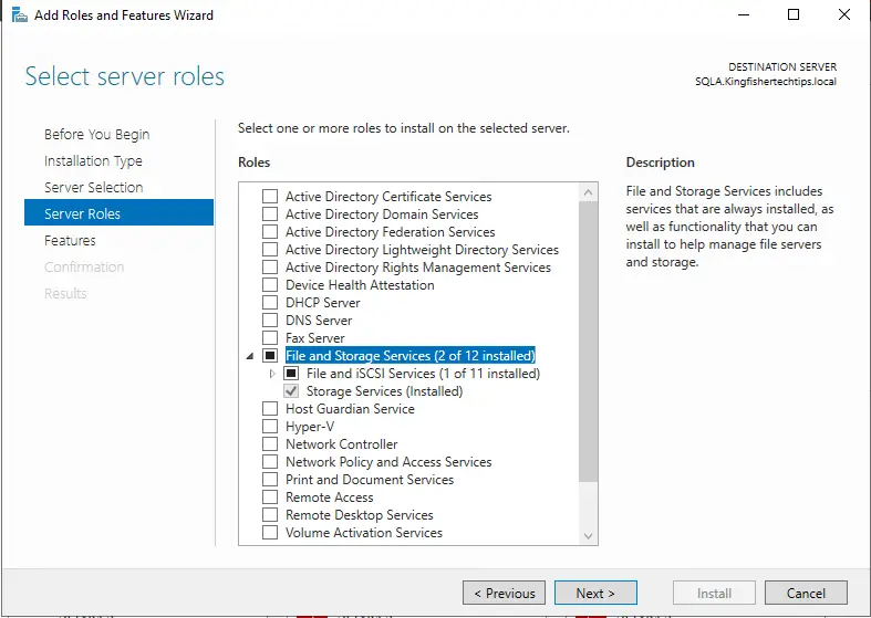 Configure iSCSI Disk