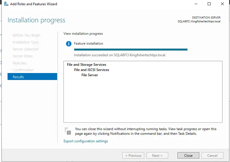 Configure iSCSI Disk