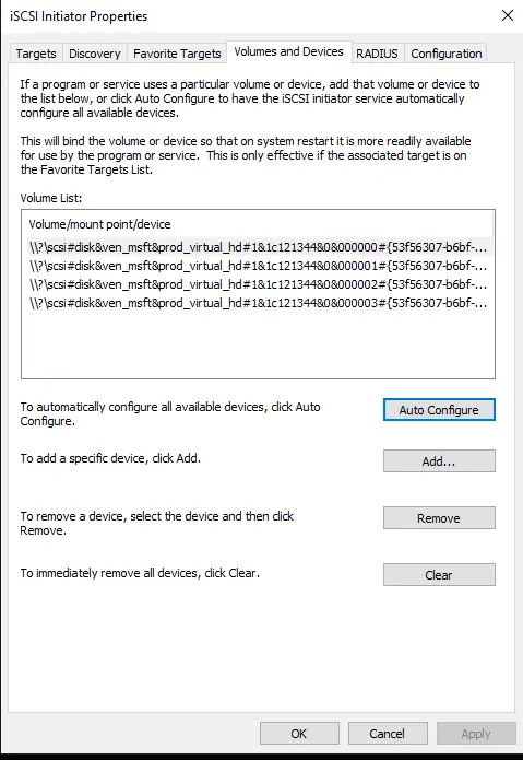 Configure Shared Disk Across Windows