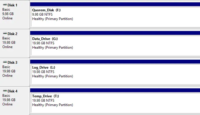 Configure Shared Disk Across Windows