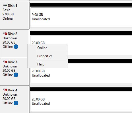 Configure Shared Disk Across Windows