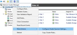 Windows Failover Cluster