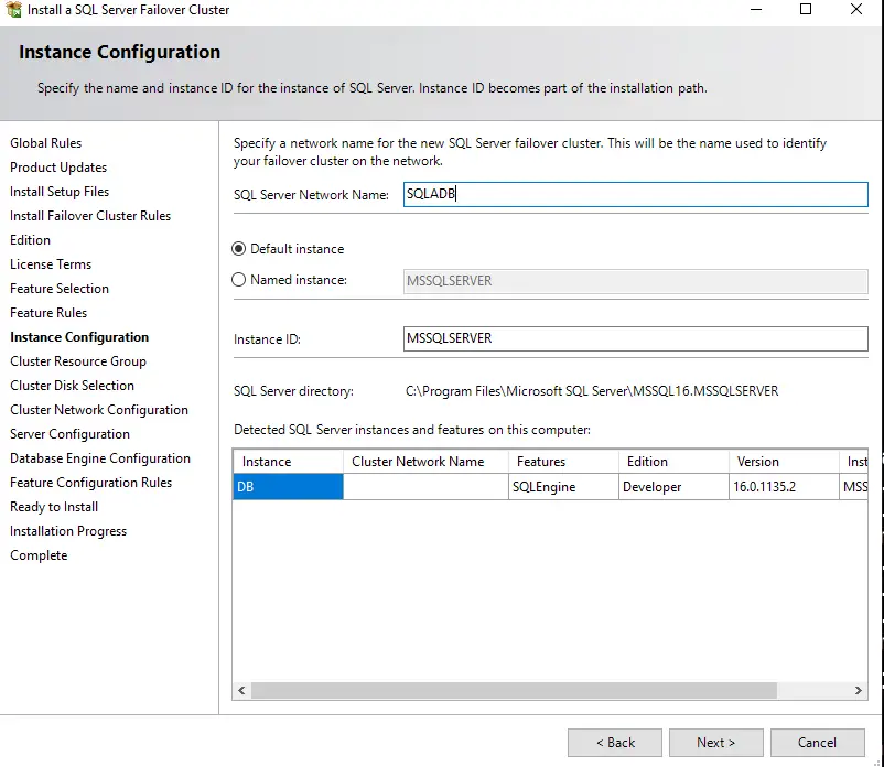 Install SQL Server on Windows