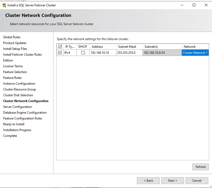 Install SQL Server on Windows