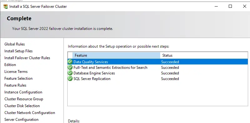 Install SQL Server on Windows