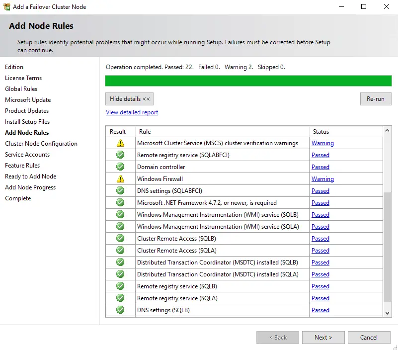 Add SQL Server To SQL Server Failover Cluster