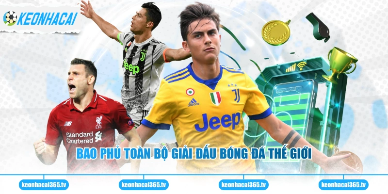 Giới Thiệu 3 Bao phủ toàn bộ giải đấu bóng đá thế giới