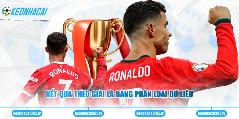 Kết Quả Theo Giải - Thống Kê Tỷ Số Bóng Đá Liên Tục 1 Kết quả theo giải là bảng phân loại dữ liệu